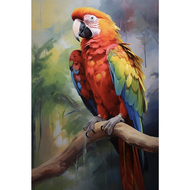 Toile Tableau Perroquet